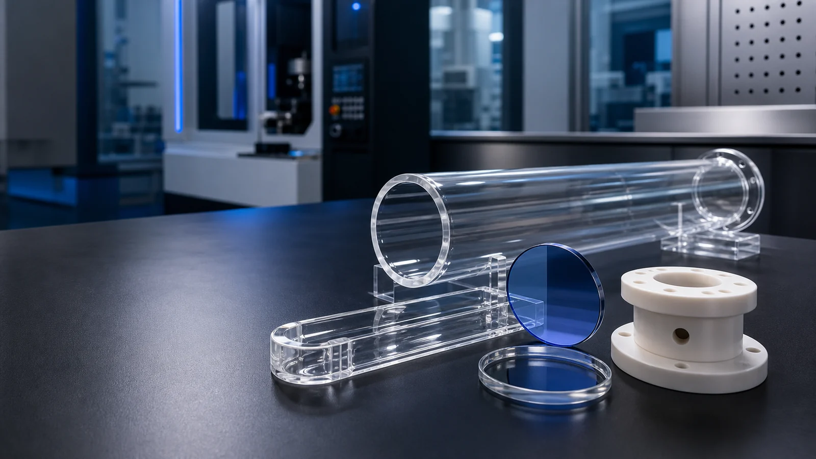 Precision quartz diffusion tube for semiconductor manufacturing