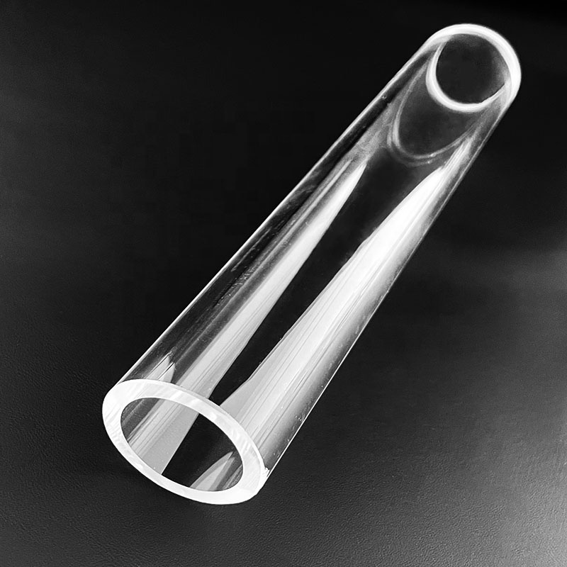 Custom fused quartz tube for furnace and process equipment